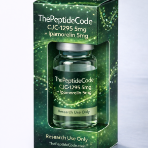 CJC-1295 + Ipamorelin — research peptide product image, ThePeptideCode UK