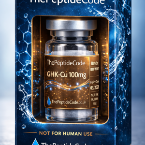 GHK-Cu (Copper Peptide) 100 mg — research peptide product image, ThePeptideCode UK