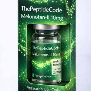 Melanotan-II — research peptide product image, ThePeptideCode UK