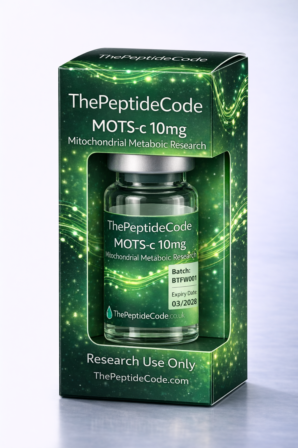 MOTS-c 10 mg — research peptide product image, ThePeptideCode UK
