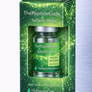 Selank 10 mg — research peptide product image, ThePeptideCode UK
