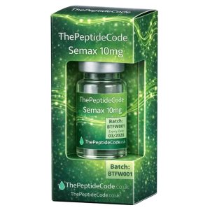Semax 10 mg — research peptide product image, ThePeptideCode UK